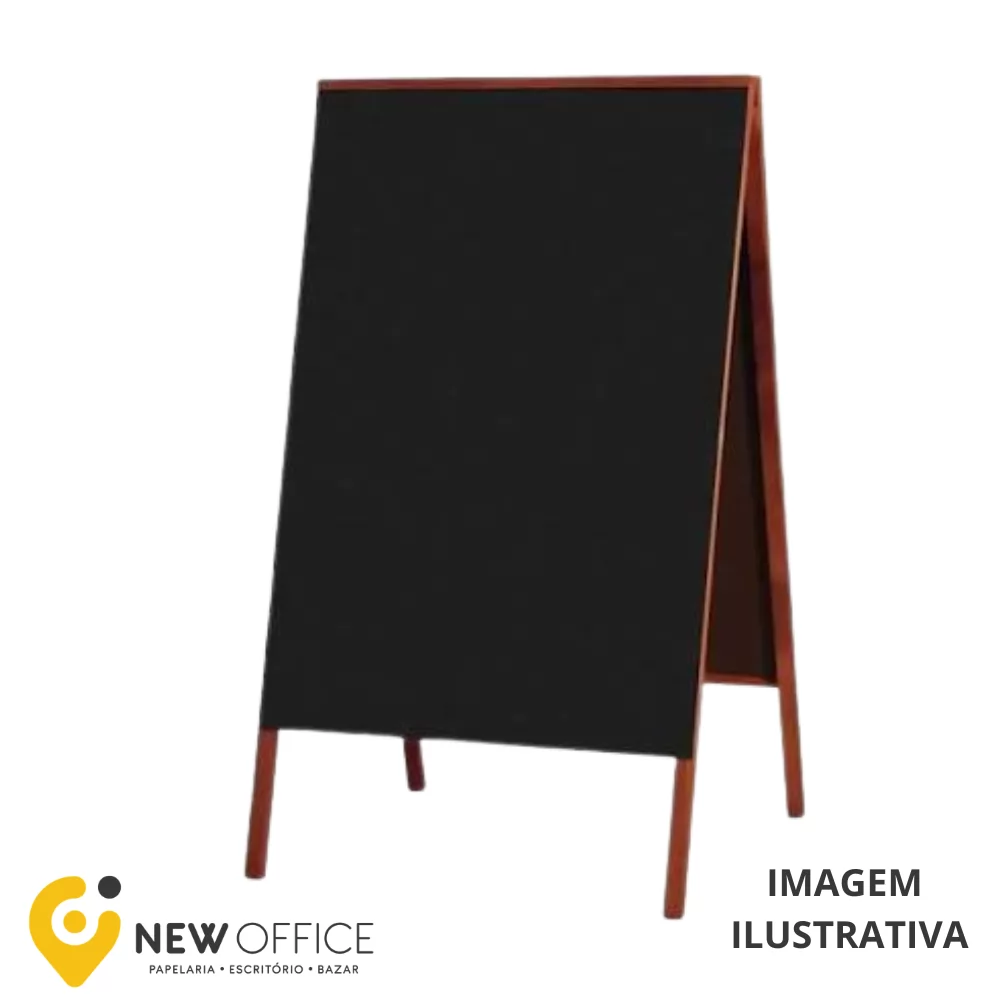 CAVALETE 2 FACES 100X60 MAD PINUS NATURAL - SOUZA