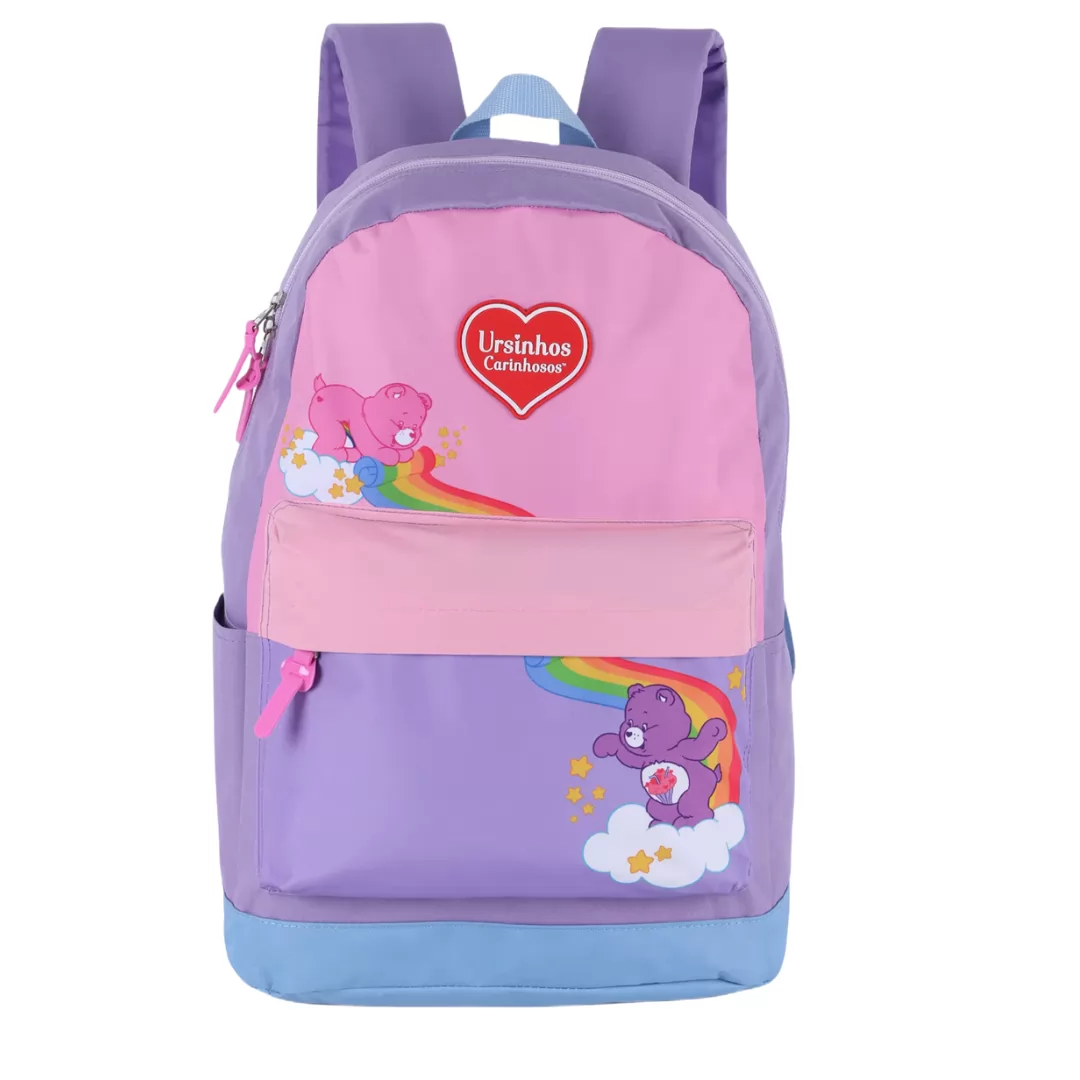 MOCHILA DE COSTA URSINHOS CARINHOSOS LILAS- LUXCEL
