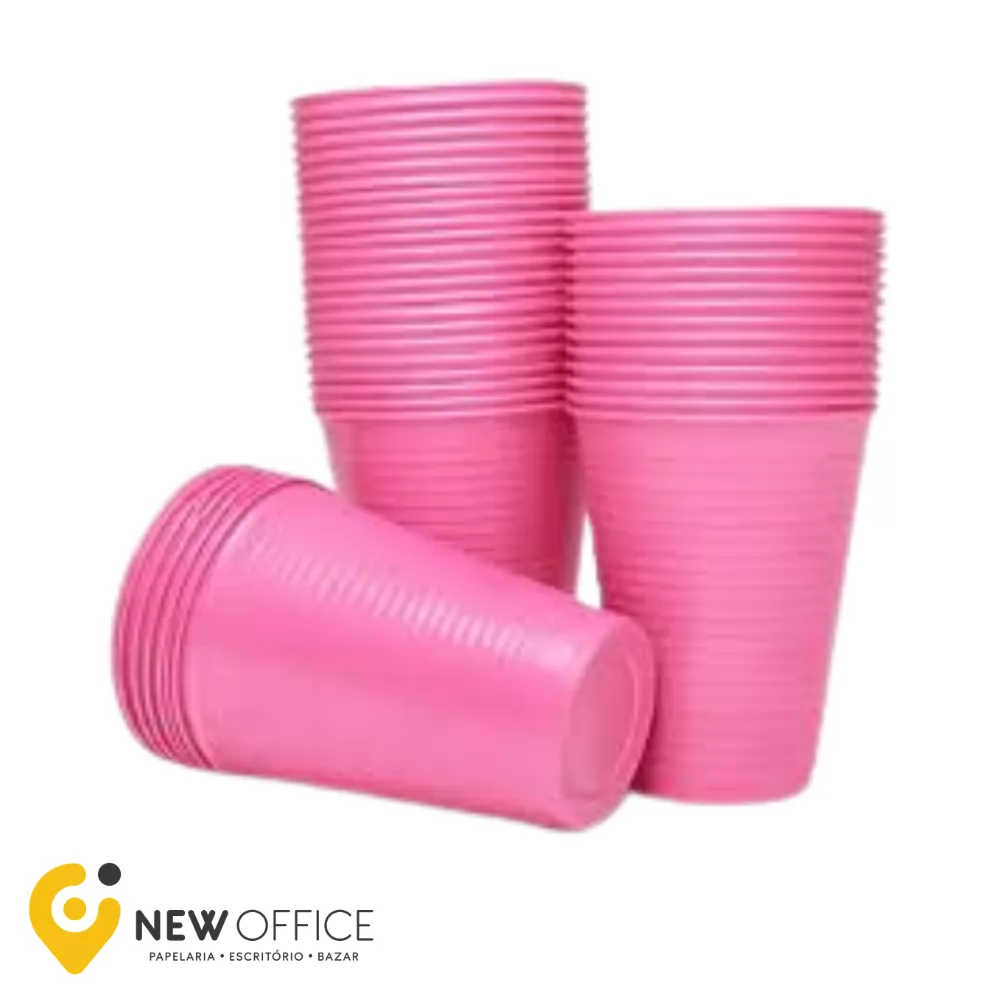 COPO 200ML ROSA C/50 UNI-DUDIGO