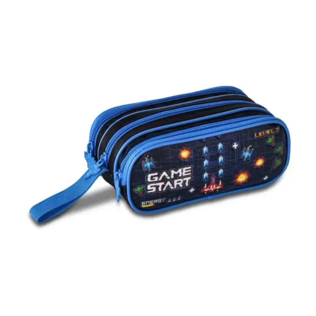 ESTOJO TRIPLO 21X9X6CM GAME START-CLIO