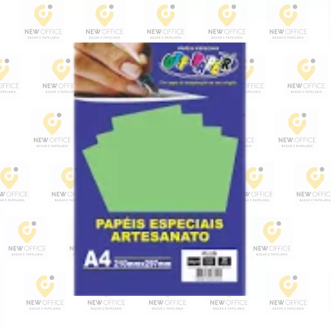PAPEL PLUS VERDE 180G A4 20 FLS- OFF PAPER