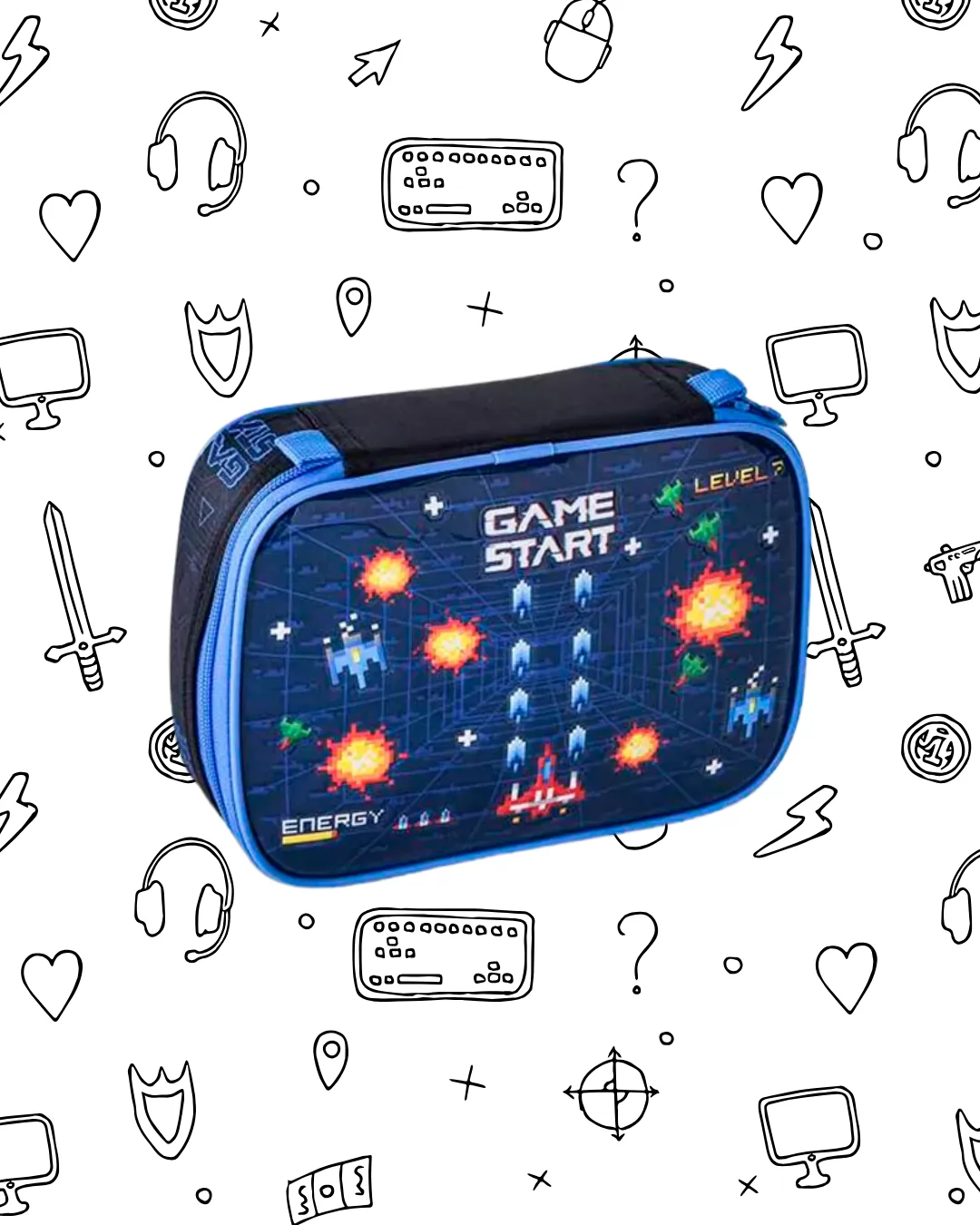 ESTOJO BOX 21X9X6CM GAME START- CLIO