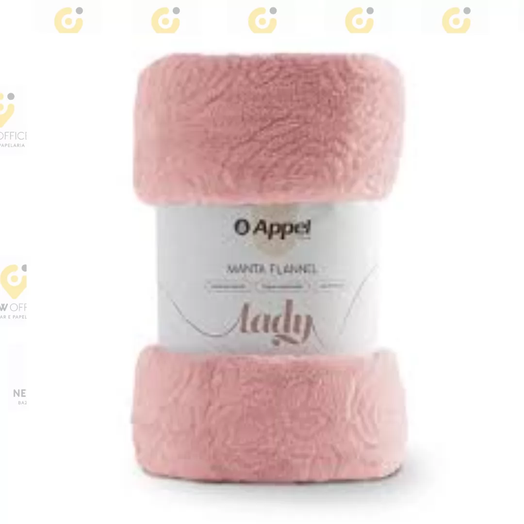 MANTA FLANNEL QUEEN 2,20M X 2,30M LADY  ROSA FLAN-APPEL
