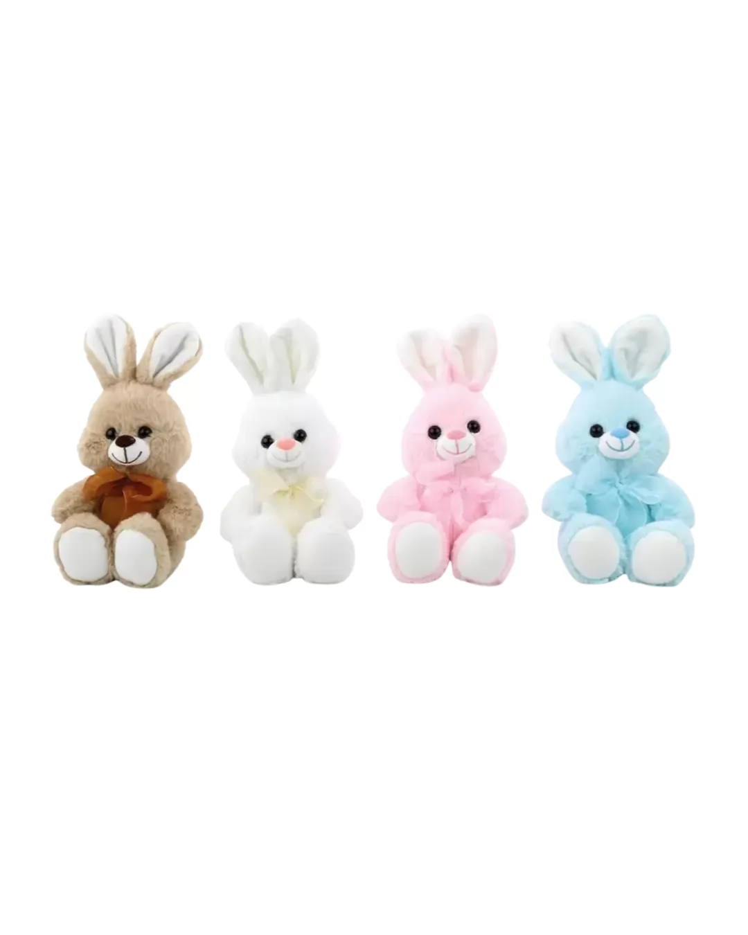 COELHOS DE PASCOA PELUCIA C/LACO PESCOCO 20CM(S)- CROMUS