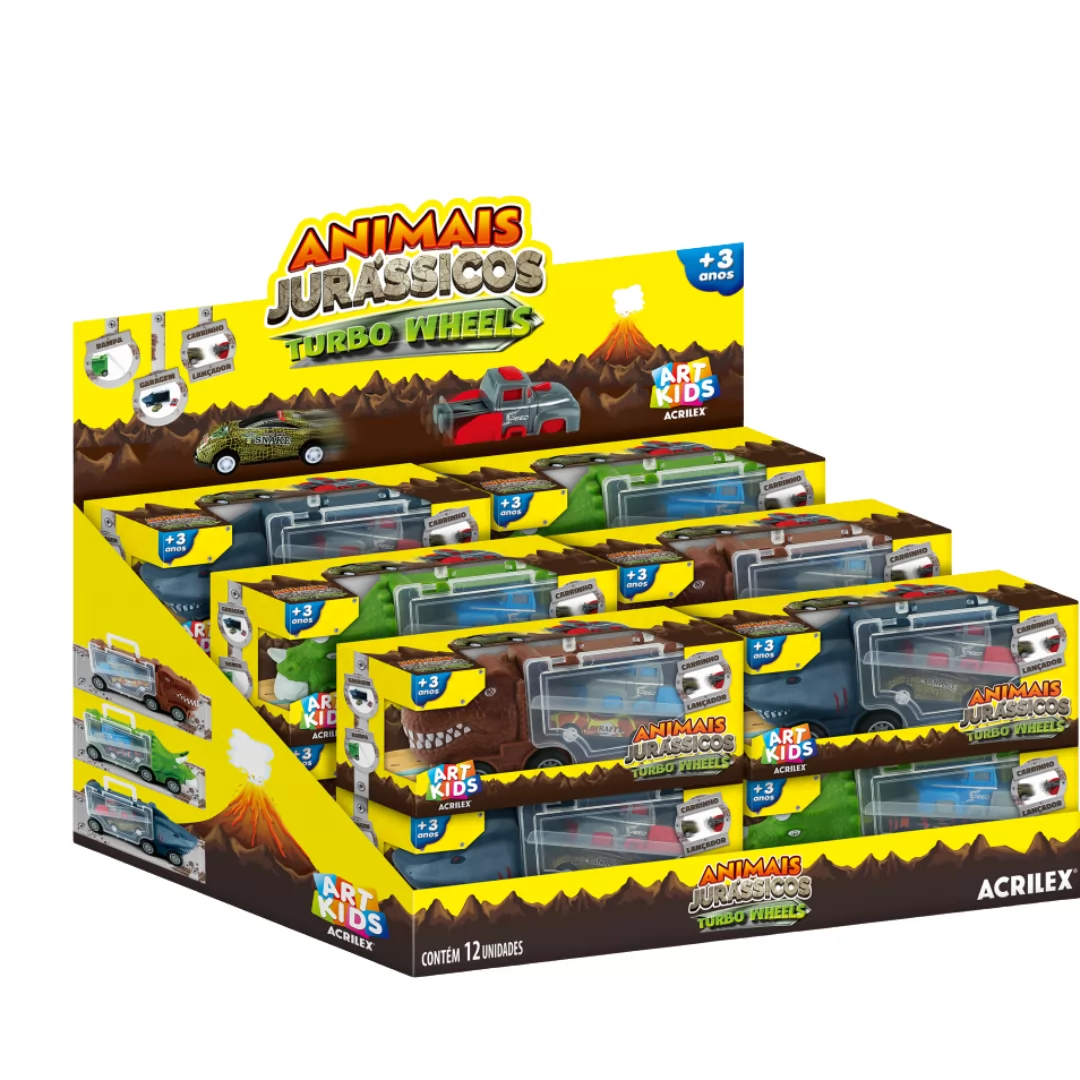 ANIMAIS JURASSICOS TURBO WHEEL- ACRILEX