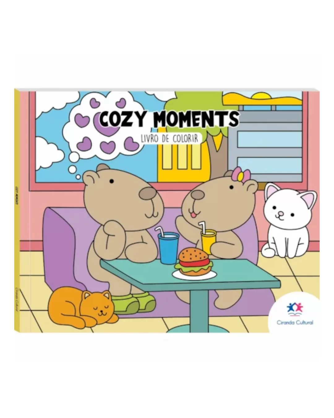 LIVRO COZY MOMENTS 48PGS LIVRO PARA COLORIR- CIRANDA