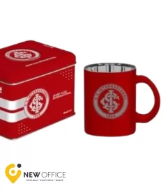 CANECA VIDRO DIAMOND METALIC LATA - INTER