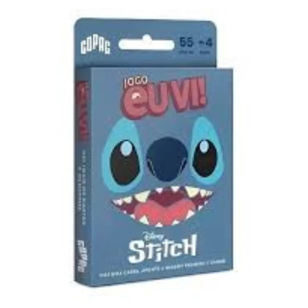 JOGOS DE CARTAS EU VI!  STITCH- COPAG