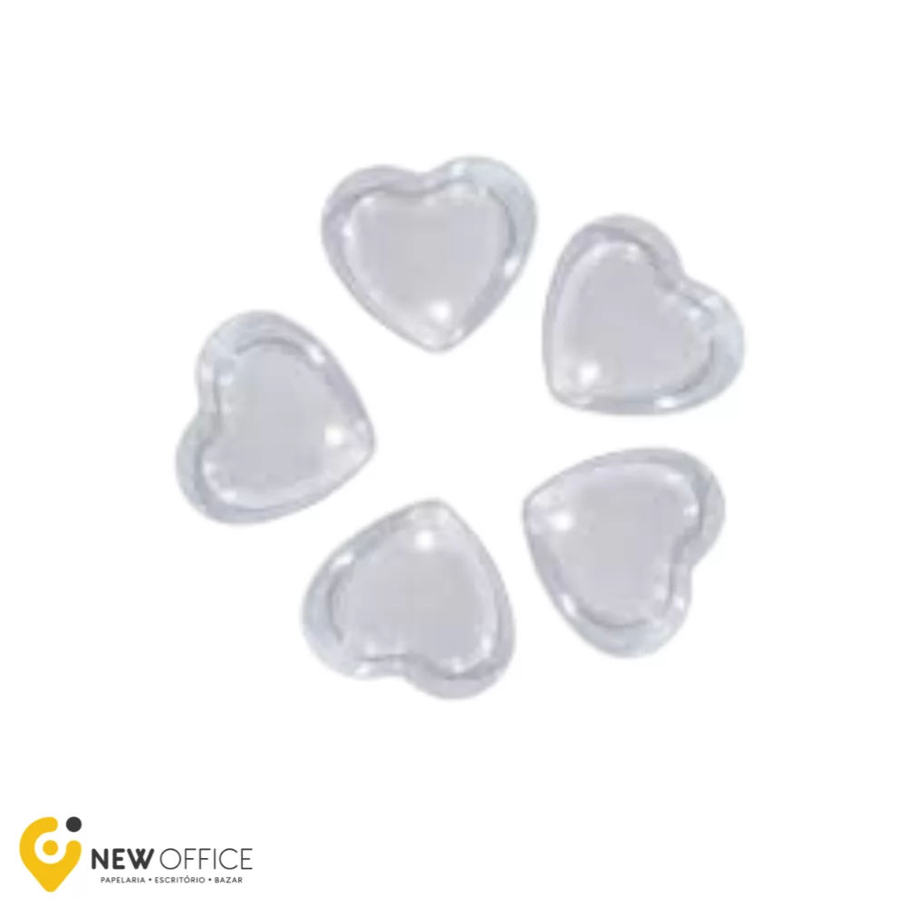 CAIXINHA CORACAO CRISTAL C/5- MAXCRIL