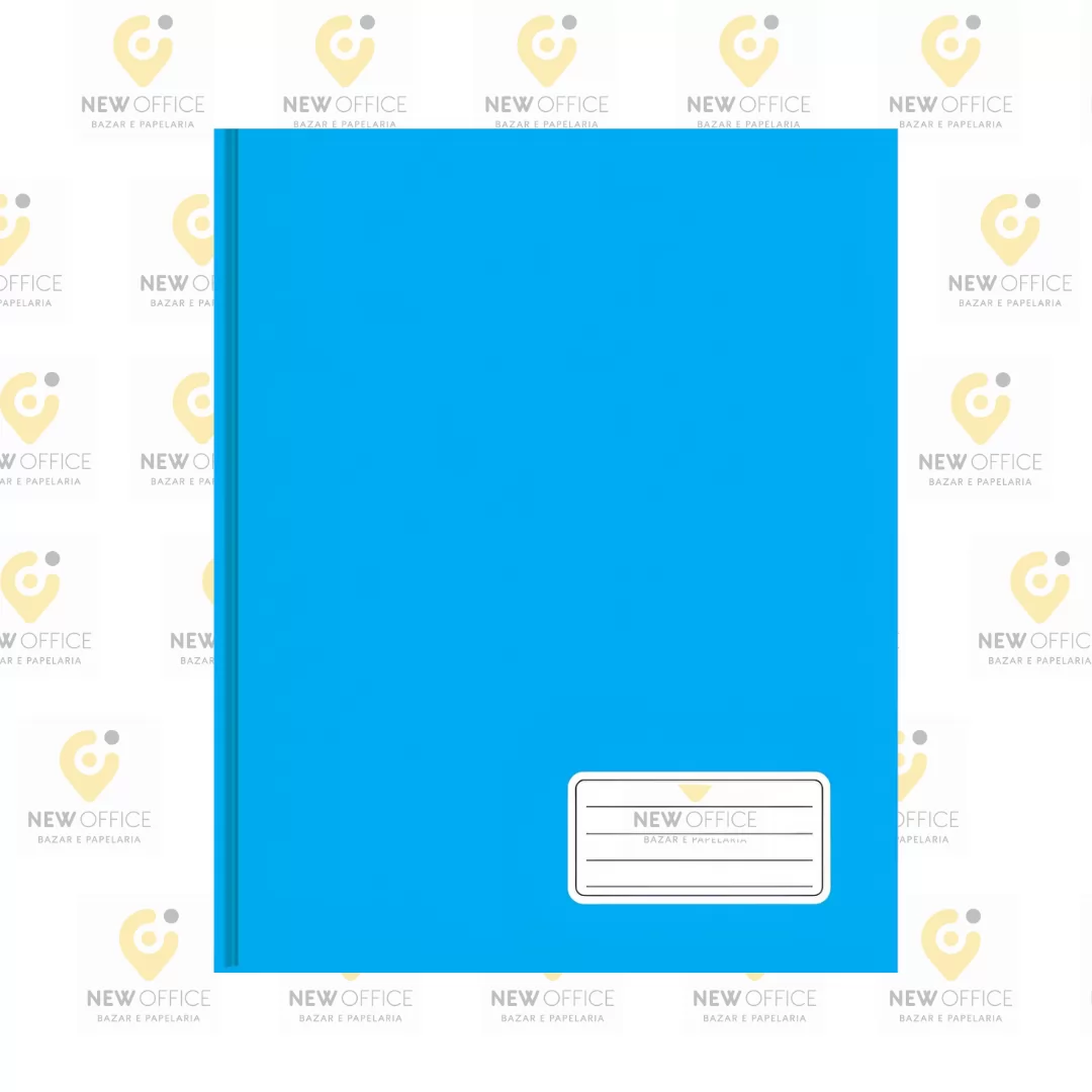 CADERNO BROCHURA 1/1  96F KBOM AZUL- SÃO DOMINGOS