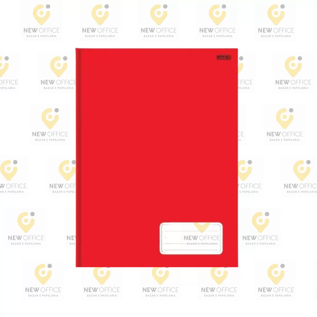 CADERNO BROC HURA 1/4  48F  KBOM VERMELHO- SÃO DOMINGOS