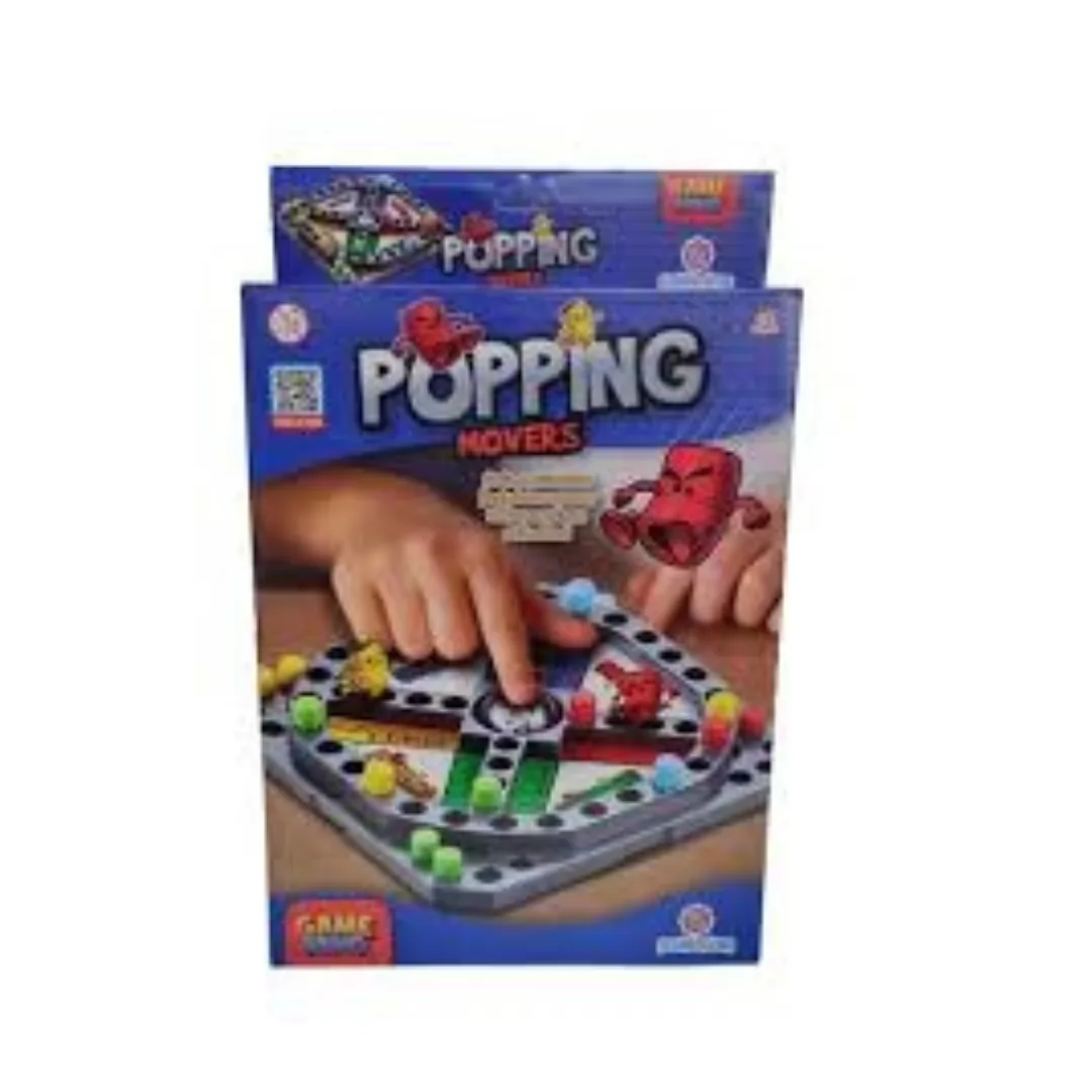 JOGO RECREATIVO MULTIJOGADORES POPPING MOVERS DE PLASTICO- POLIBRINQ