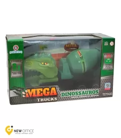 CARRINHO DE CONTROLE REMOTO MEGA TRUCKS DINOSSAURO-POLIBRINQ