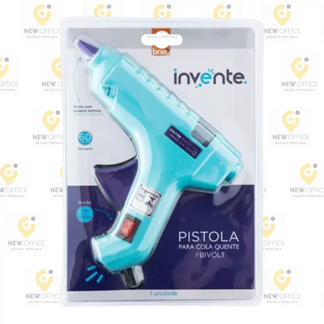 PISTOLA COLA QUENTE GRANDE -BOTÃO L/D 25 WATTS  TIFANNY-BRW