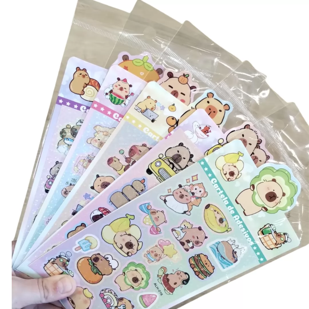 CARTELA DE ADESIVOS DE PLASTICO PVC-INTERPONTE