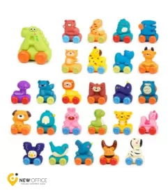 CARRINHO DIVERTIDO ALFABETO ANIMAL - BBR TOYS