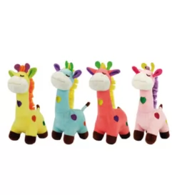 PELUCIA GIRAFINHA INFANTIL 20CM CORES SORTIDAS UNIDADE - BBR TOYS
