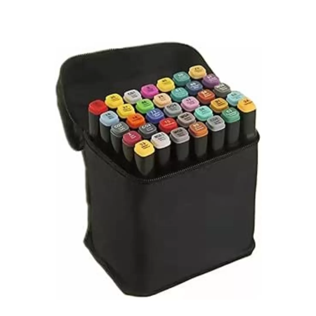 KIT ESTOJO CANETINHA TOUCH 2 PONTAS 36 CORES