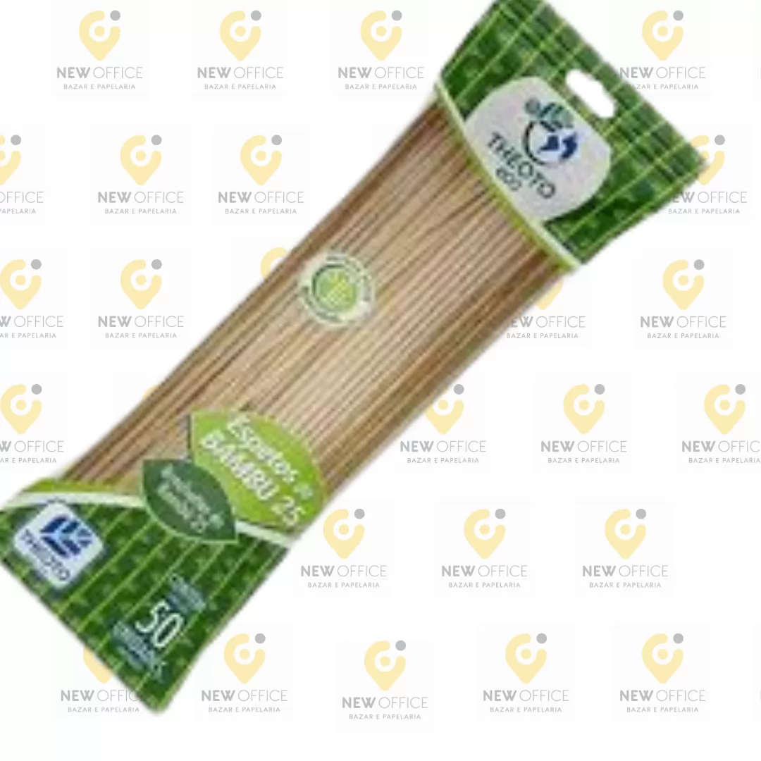 ESPETO BAMBU 250X4MM 50UNI - THEOTO