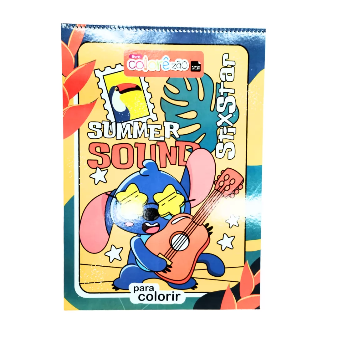 LIVRO COLLOREZAO STIX 297X420MM 20 PAGINAS - PAPER COLLOR