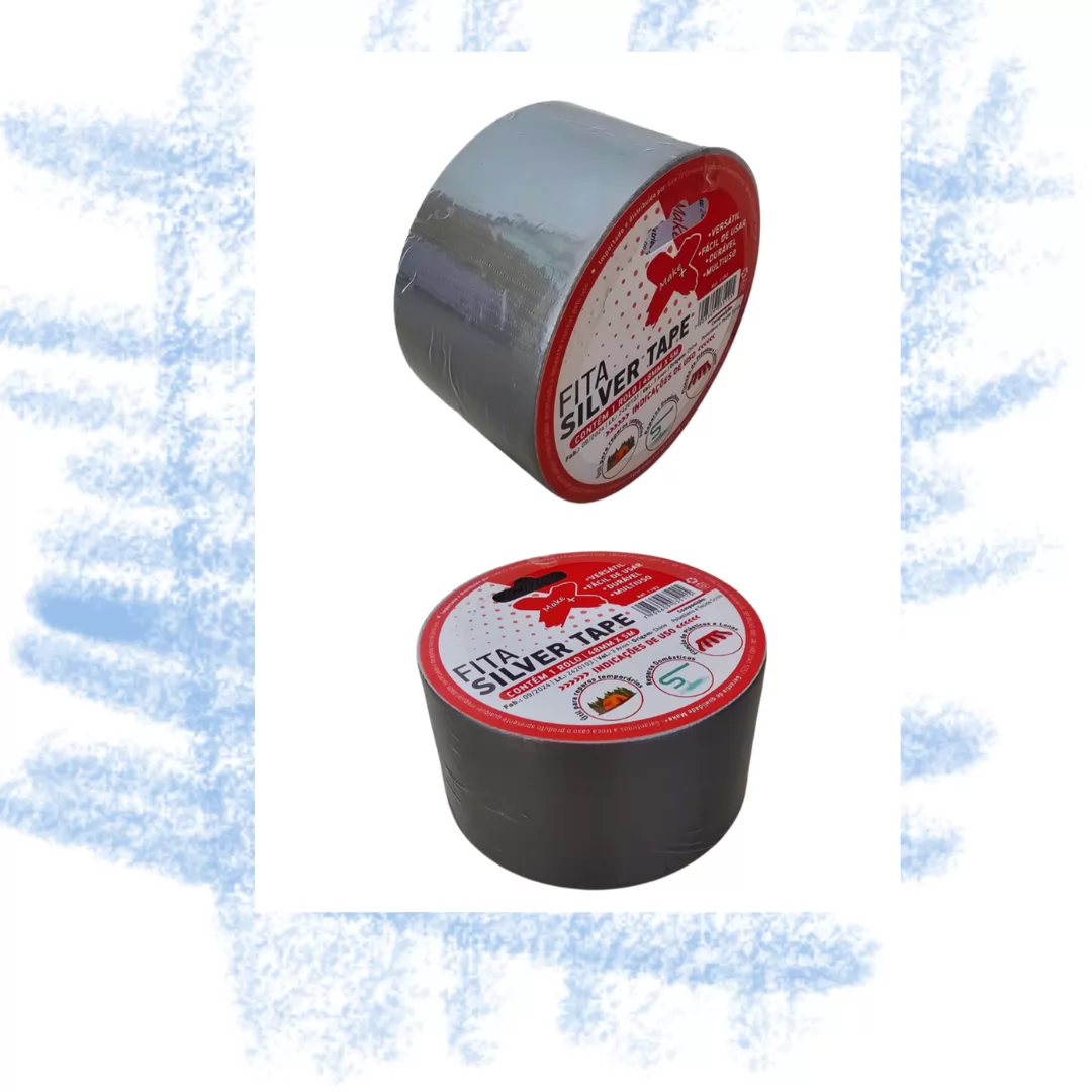 FITA SILVER TAPE - 48MMX5M - MAKE +