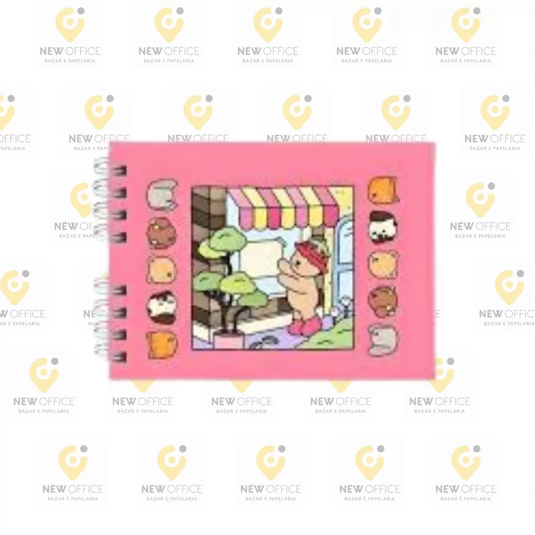 LIVROS DE COLORIR BOBBIE GOODS CAPA DURA 48PAG