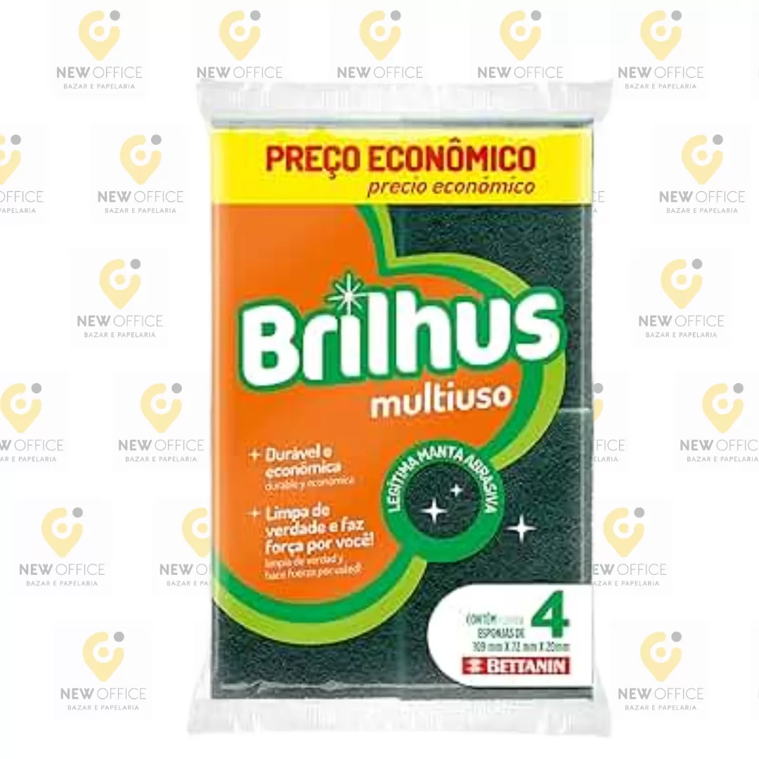BRILHUS ESPONJA MULTI 4UNI ABRASIV 1 -  BETTANIN