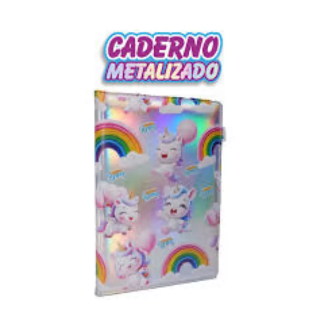 CADERNO 1/4 - FURTA-COR - UNICORNIO