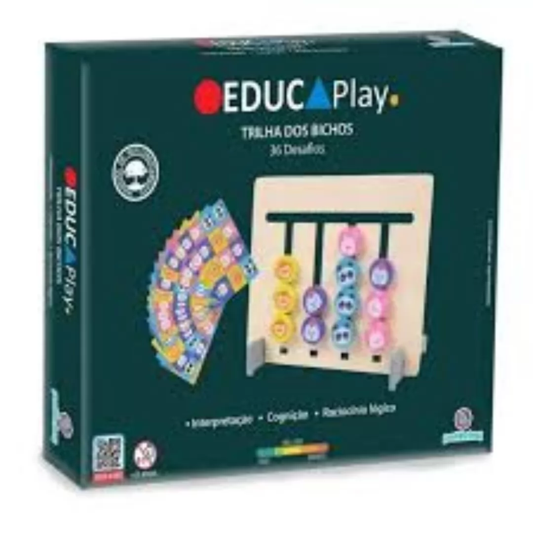 BRINQUEDO EDUCATIVO TRILHA DOS BICHOS - POLIBRINQ