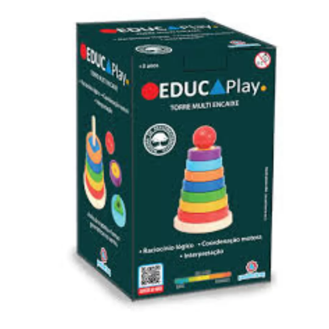 BRINQUEDO EDUCATIVO TORRE - POLIBRINQ