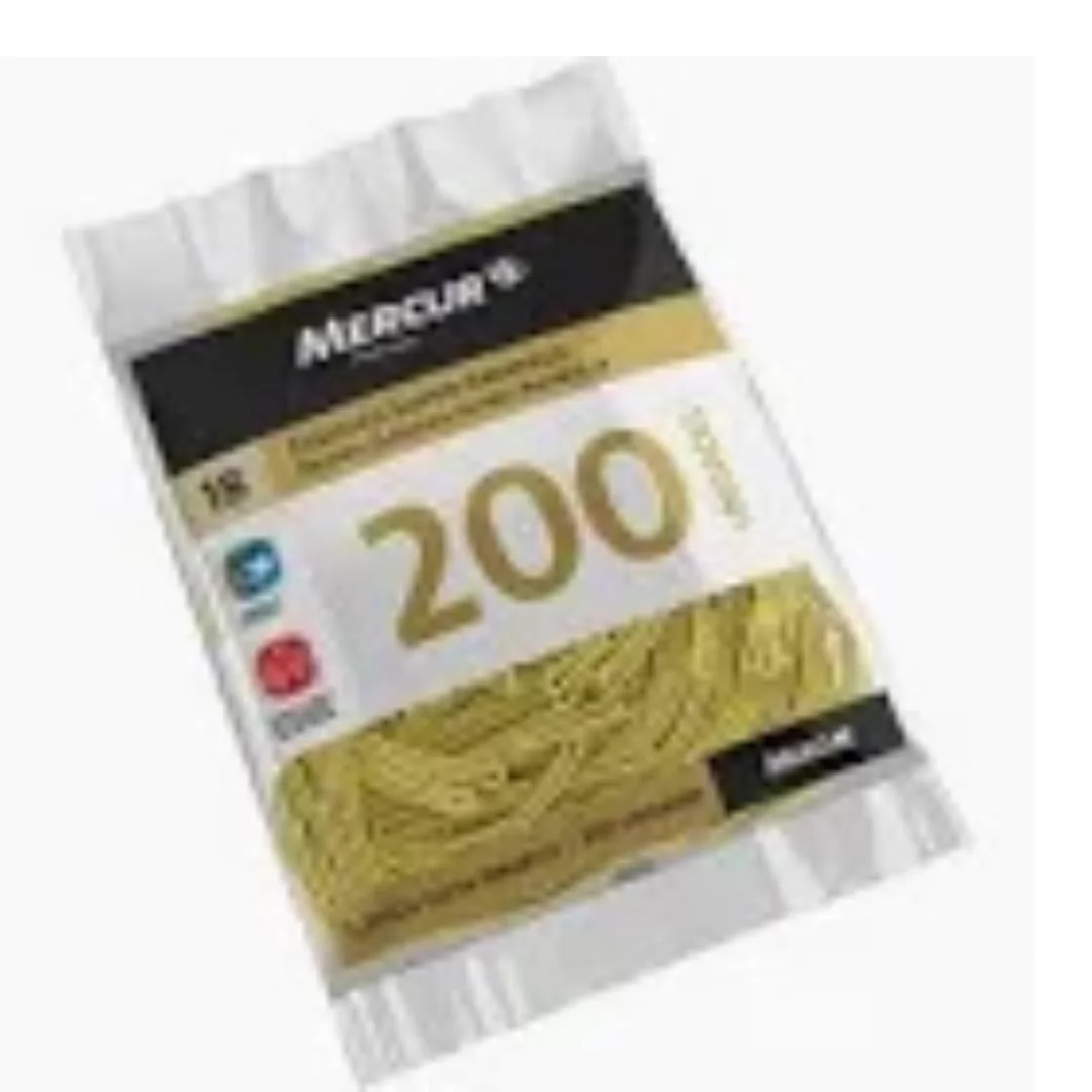 ELASTICO MERCUR SUPER AMARELO N.18 C/ 200PCS
