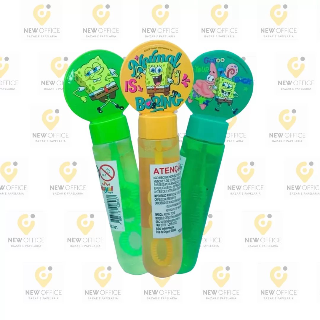 BOLHA DE SABÃO BOB ESPONJA - ROYAL TOYS