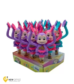 BONECO MACACO BATE PRATO CACO - ROYAL TOYS