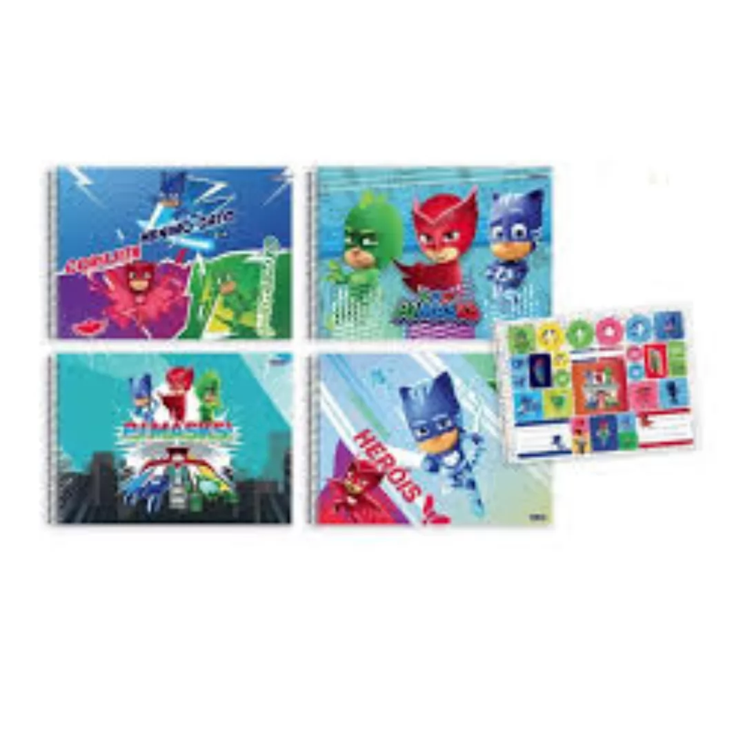 CAD CARTOGRAFIA E DESENHO 60F PJ MASKS - SÃO DOMINGOS