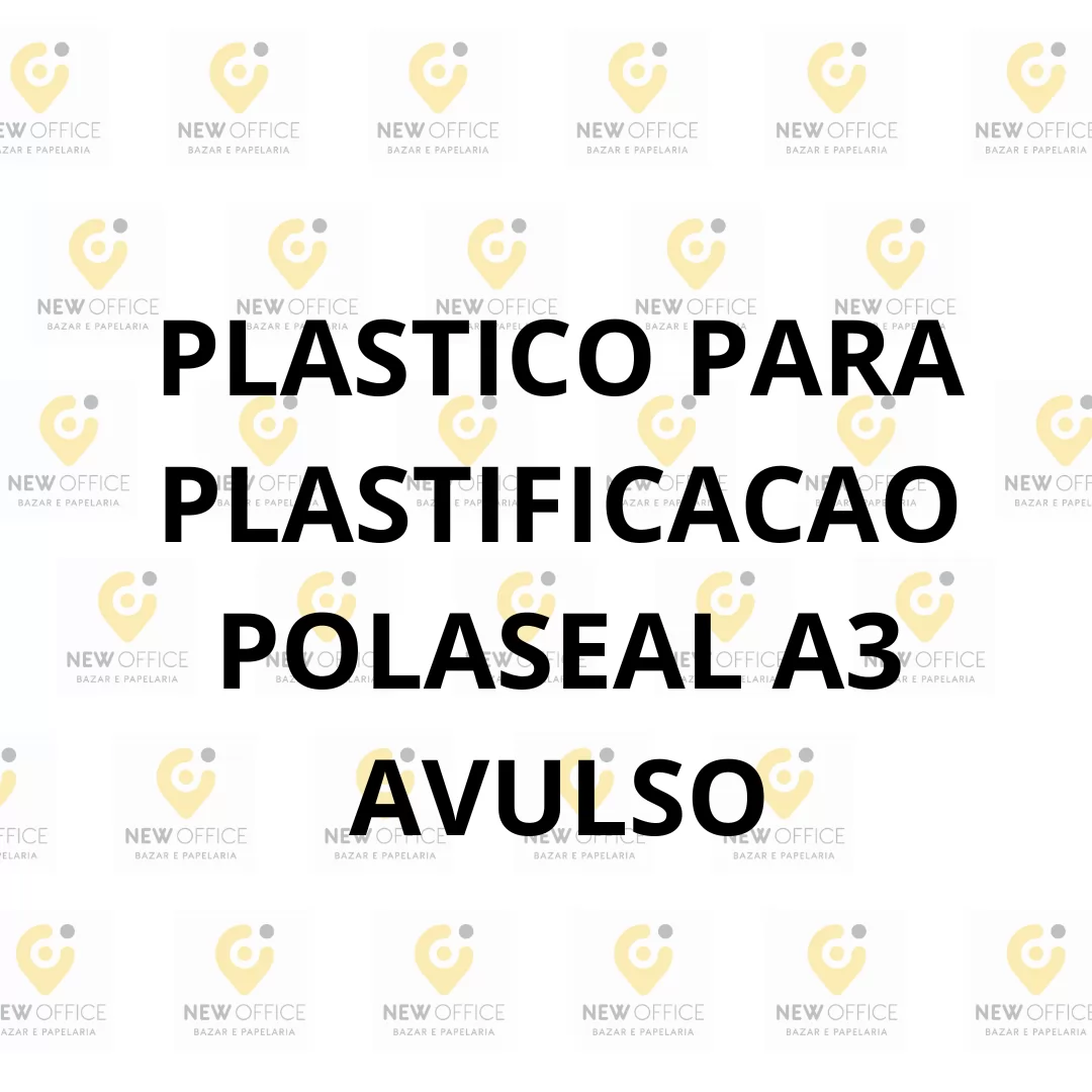 PLASTICO PARA PLASTIFICACAO POLASEAL A3 AVULSO