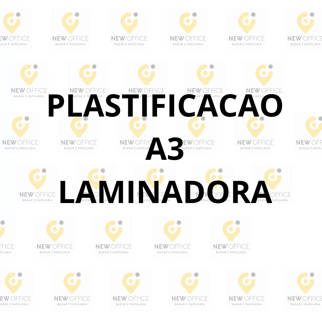 PLASTIFICACAO A3 LAMINADORA