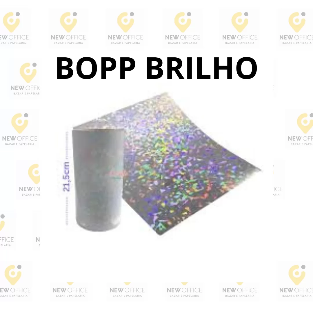 LAMINAÇÃO BOPP BRILHO 22X20CM UN.