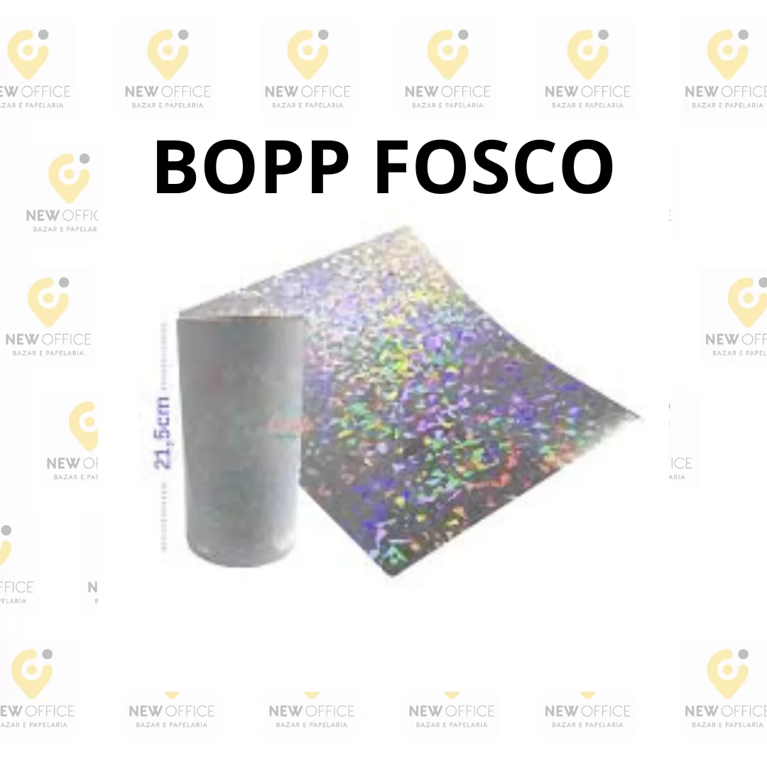 LAMINAÇÃO BOPP FOSCO 22X20CM UN.