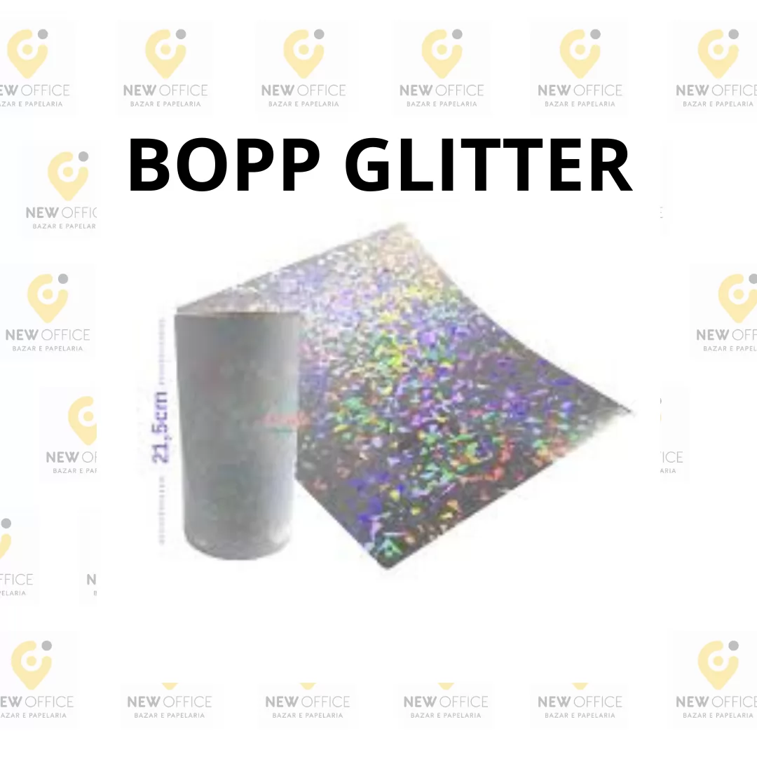 LAMINAÇÃO BOPP GLITER 22X20CM UN.
