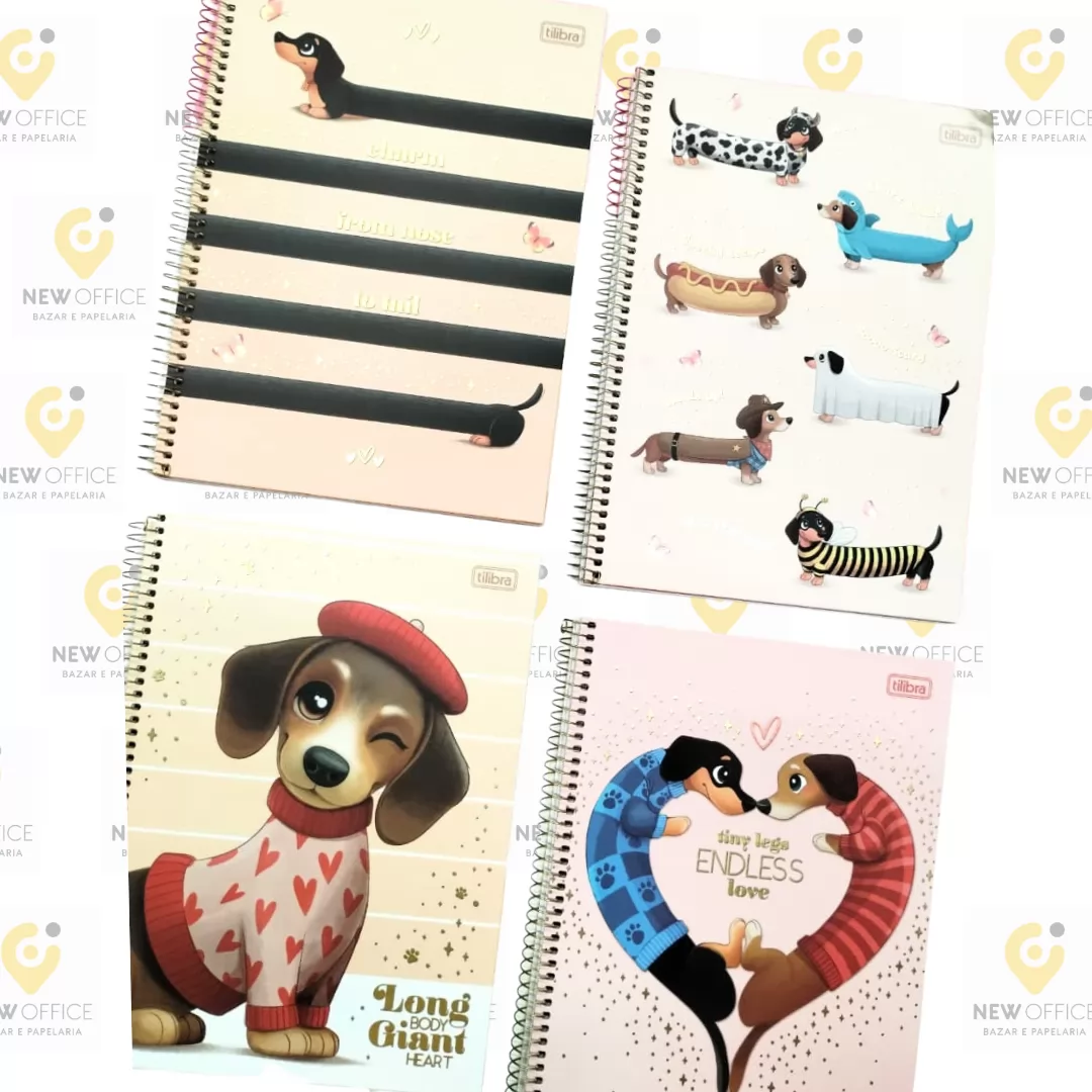 CADERNO UNIV BROWNIE 1M 80F - TILIBRA