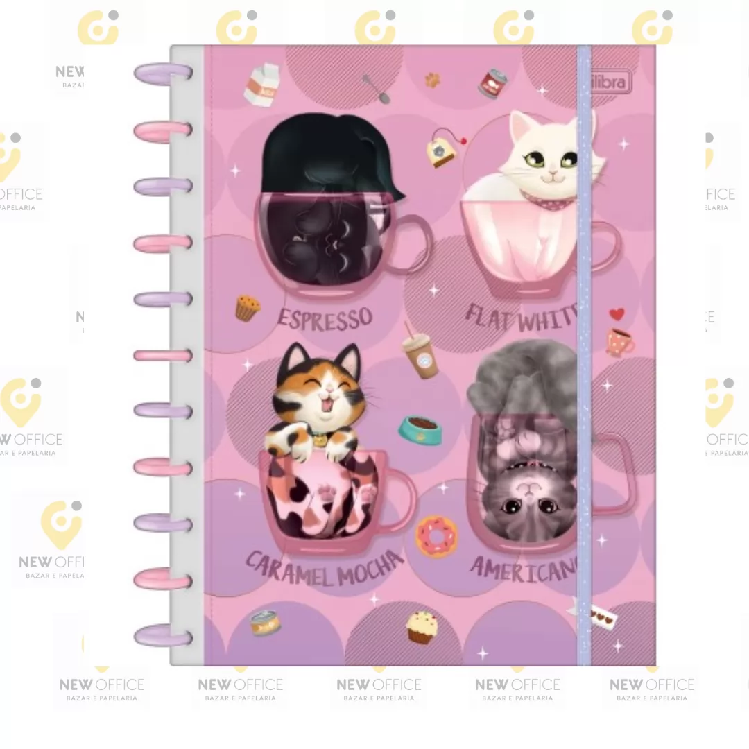 CADERNO TILIDISCO PURRFECT CAT 10M - TILIBRA
