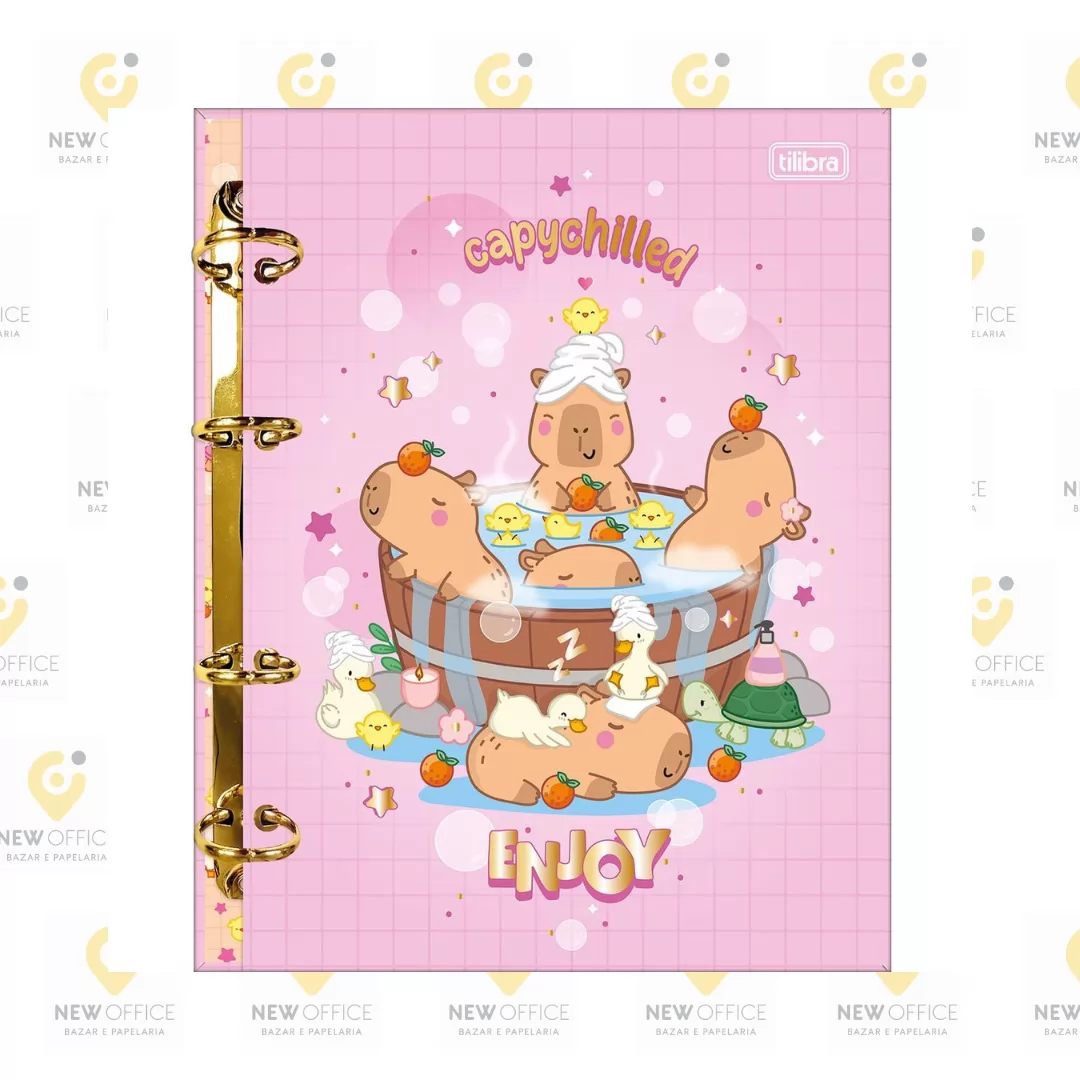 CADERNO ARGOLADO CAPYCLUB-TILIBRA