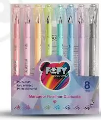 MARCADOR FINELINER DIAMANTE - FOFY