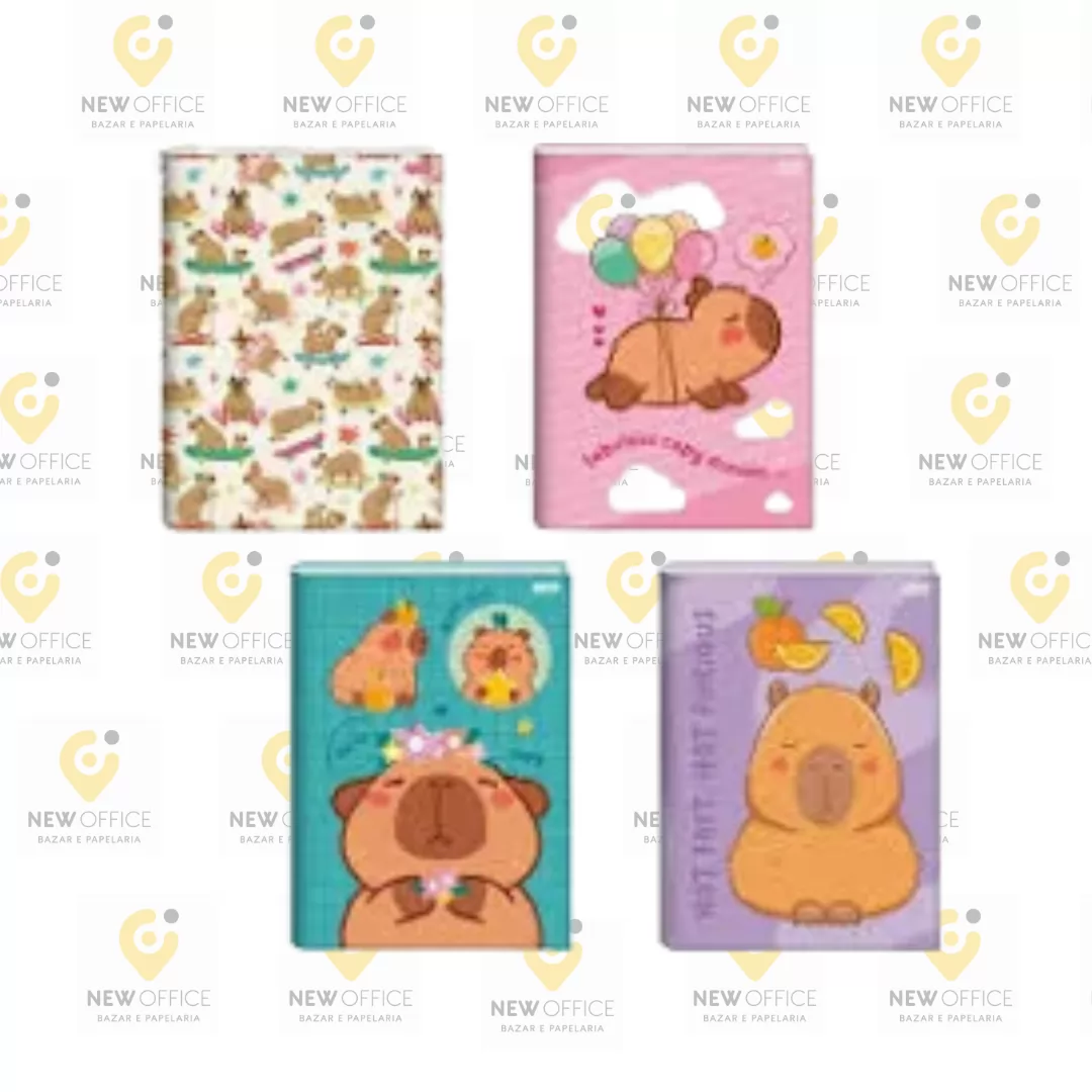 CADERNO BROCHURA 80FLS CAPYVIBES - JANDAIA