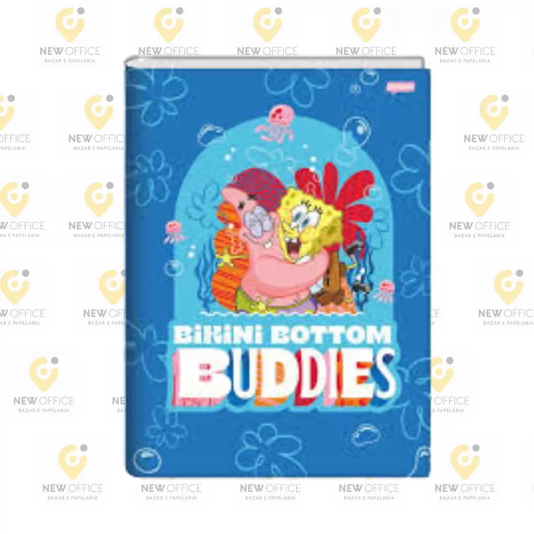 CADERNO BROCHURA 80FLS BOB ESPONJA - JANDAIA