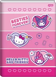 CADERNO BROCHURA 80FLS BESTIES FOREVER - JANDAIA