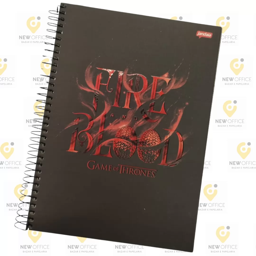 CADERNO UNIV 10M 160FLS GAME OF THRONES - JANDAIA