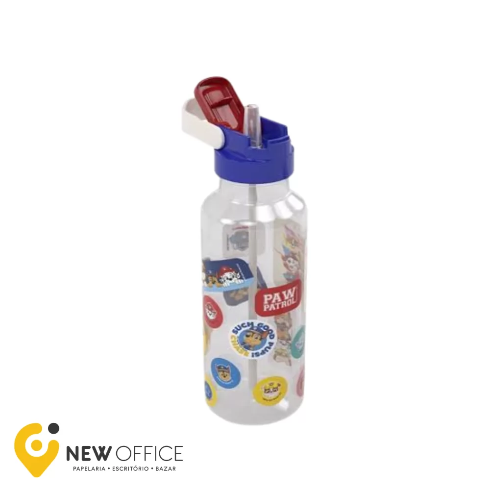 GARRAFA FUN TP AUTOMATICA PATRULHA CAN 600 ML - PLASUTIL