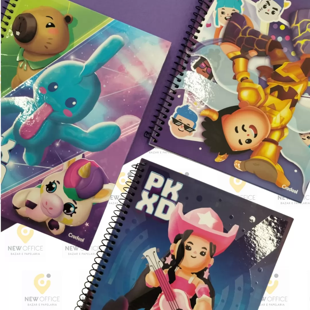 CADERNO UNIV. 1M 80 FLS - PK XD -CREDEAL