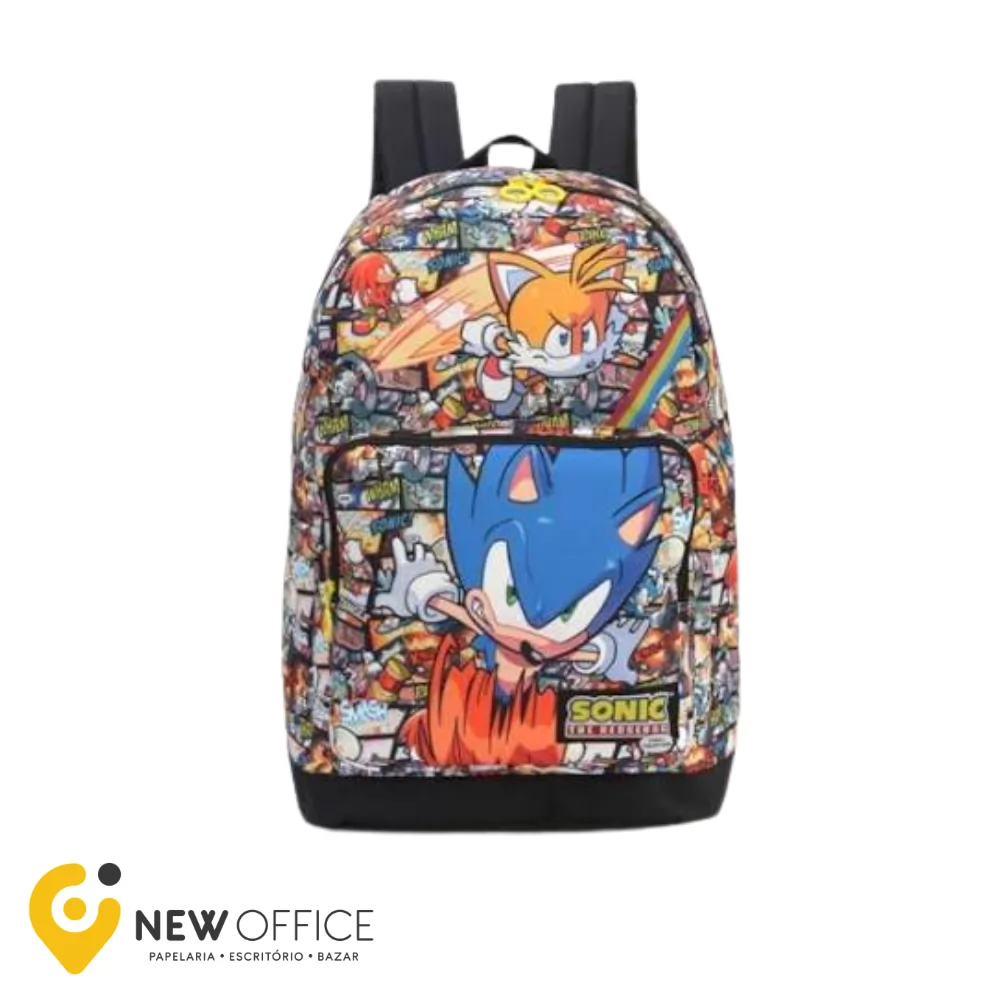 MOCHILA SONIC AZUL THE HEDGEHOG